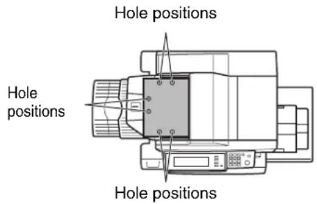 Hole positions Hole positions Hole positions