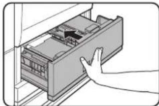 SHARP MX-M700U - Gently close paper tray 1 - tray 2. - 1