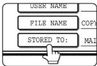 USER NAME FILE NAME COPY STORED TO: MAI