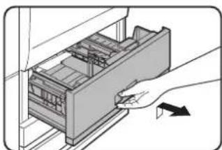 SHARP MX-M700U - If misfed paper is not found in step 2, pull out paper tray 1 - tray 2 and remove the misfed paper. - 1
