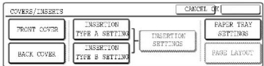 SHARP MX-M700U - Touch the [PAPER TRAY SETTINGS] key. - 1
