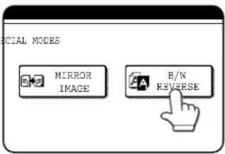 SPECIAL MODES MIRROR IMAGE B/N REVERSE