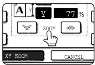 A Y Y 77 % ZOOM XY ZOOM CANCEL