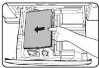 SHARP MX-M700U - Place the tabbed paper in the tray. - 1