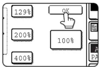 129% 200% 400% OK 100% PA