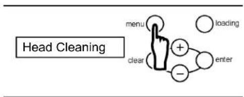 MITSUBISHI TDP-459 - ■ Execution of head cleaning - 1