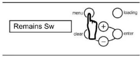 MITSUBISHI TDP-459 - Setup of Plate Remains SW (on/off) - 1