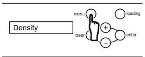 MITSUBISHI TDP-459 - Adjusting the print density - 1
