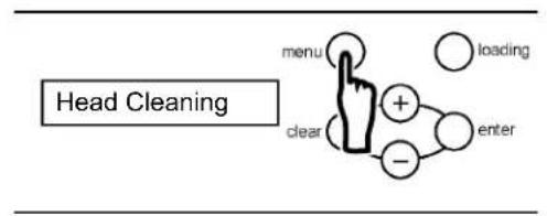 MITSUBISHI TDP-459 - ■ Setup of the automatic cleaning mode (ON/OFF) - 1