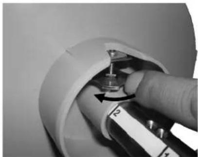 MITSUBISHI TDP-459 - Tighten the screw and fix flange. - 1
