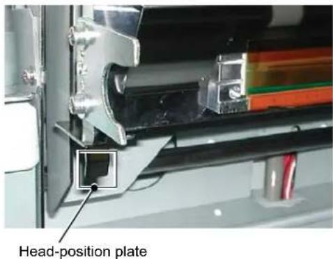 Head-position plate