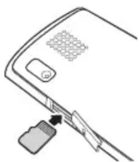 KYOCERA Zio M6000 - Install the Storage Card - 1