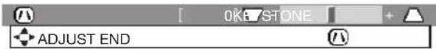 OK STONE ADJUST END