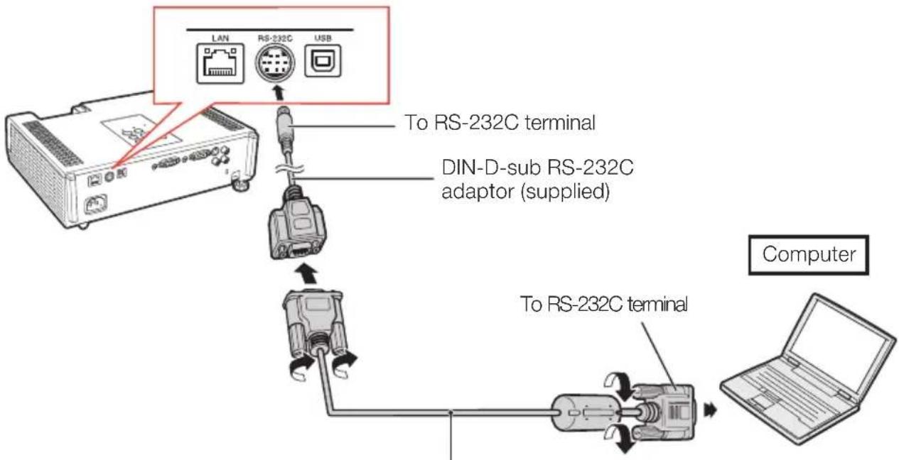 SHARP PG-D3510X - Controlling the Projector by a Computer - 1