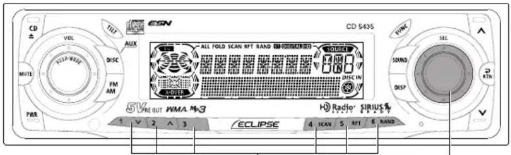 ECLIPSE CD5435 - Manually setting stations into memory - 3