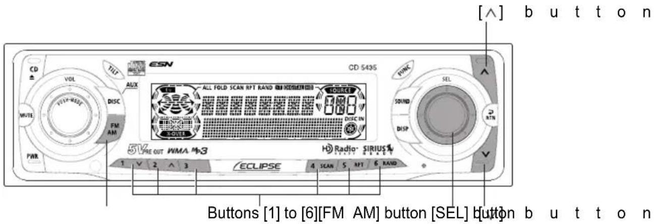 ECLIPSE CD5435 - Insert a CD into the disc slot, label side up. - 2