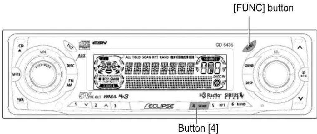 ECLIPSE CD5435 - How to turn the security indicator on/off - 1