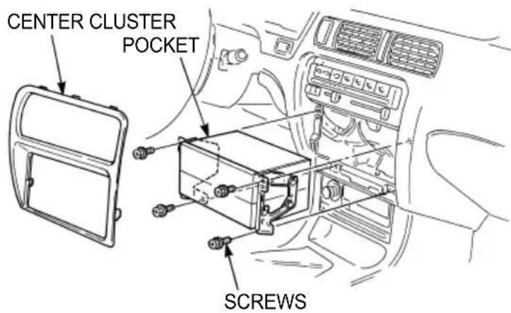 ECLIPSE CD5435 - Mounting the main unit - 5