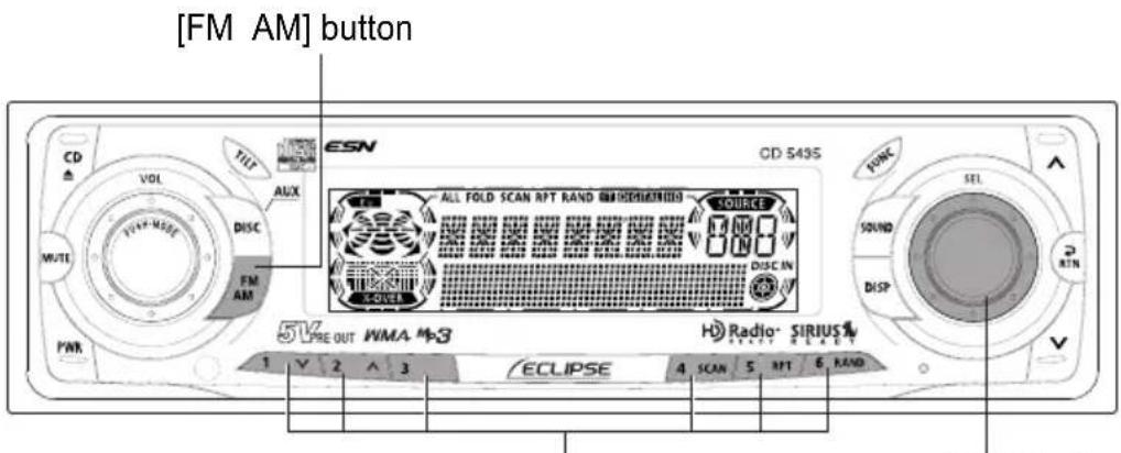 ECLIPSE CD5435 - Tuning to a station - 3