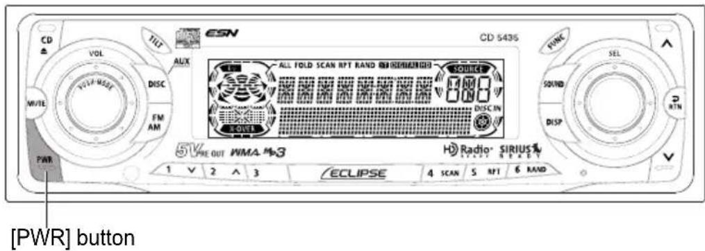 ECLIPSE CD5435 - Basic operation - 1