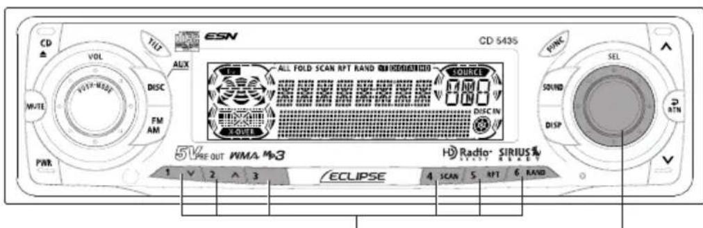 ECLIPSE CD5435 - Press the button [5]. - 1