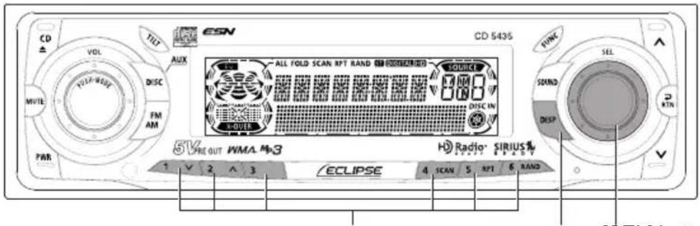 ECLIPSE CD5435 - Manually setting channels into memory - 2