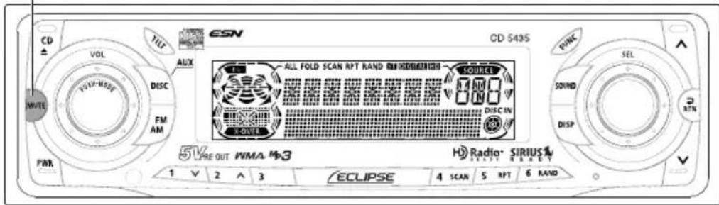 ECLIPSE CD5435 - Press the [SEL] button. - 4