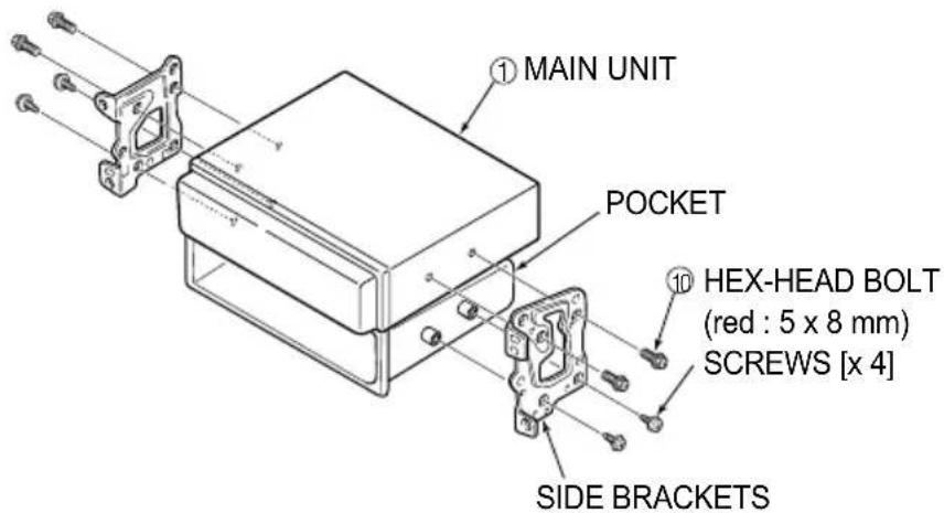 ECLIPSE CD5435 - Mounting the main unit - 6
