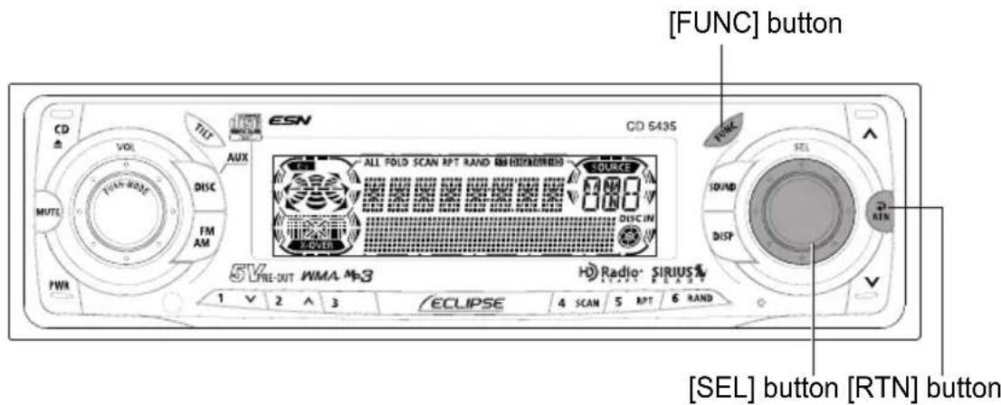 ECLIPSE CD5435 - Clock display on/off - 1