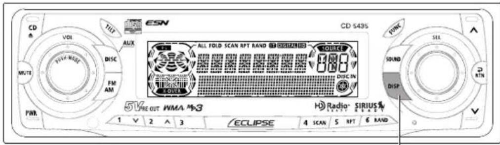ECLIPSE CD5435 - Changing auxiliary input sensitivity - 3