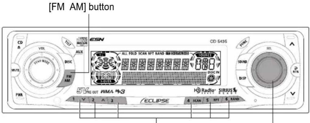 ECLIPSE CD5435 - Tuning to a station - 2