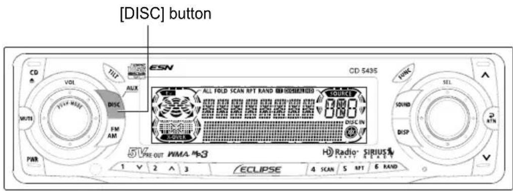 ECLIPSE CD5435 - How to operate the CD player - 1