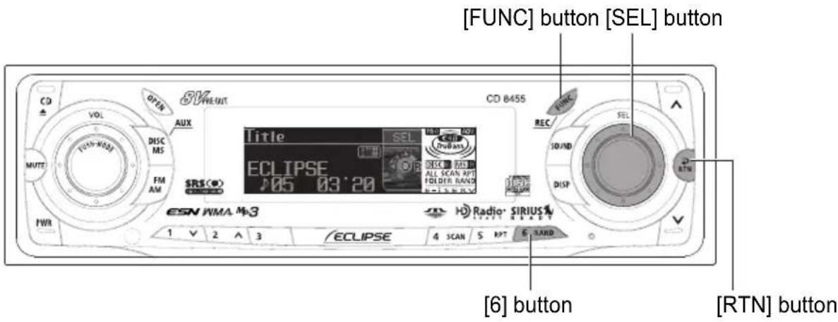 ECLIPSE CD8455 - Changing a previously set title - 2