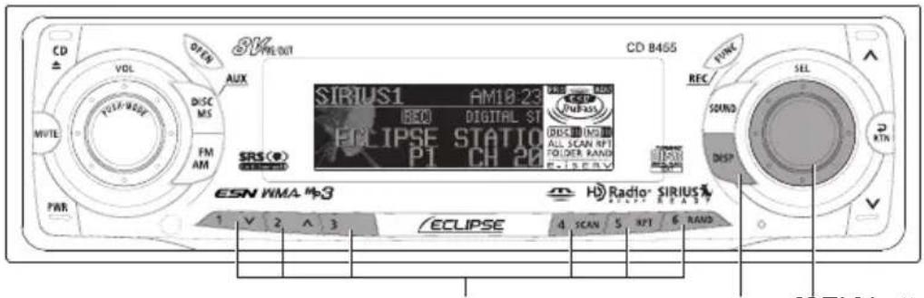 ECLIPSE CD8455 - Manually setting channels into memory - 2