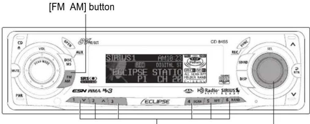 ECLIPSE CD8455 - Press the button [5]. - 1