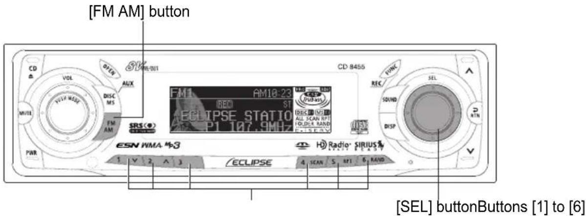 ECLIPSE CD8455 - Entering stations into memory automatically (The automatic preset mode: ASM) - 3