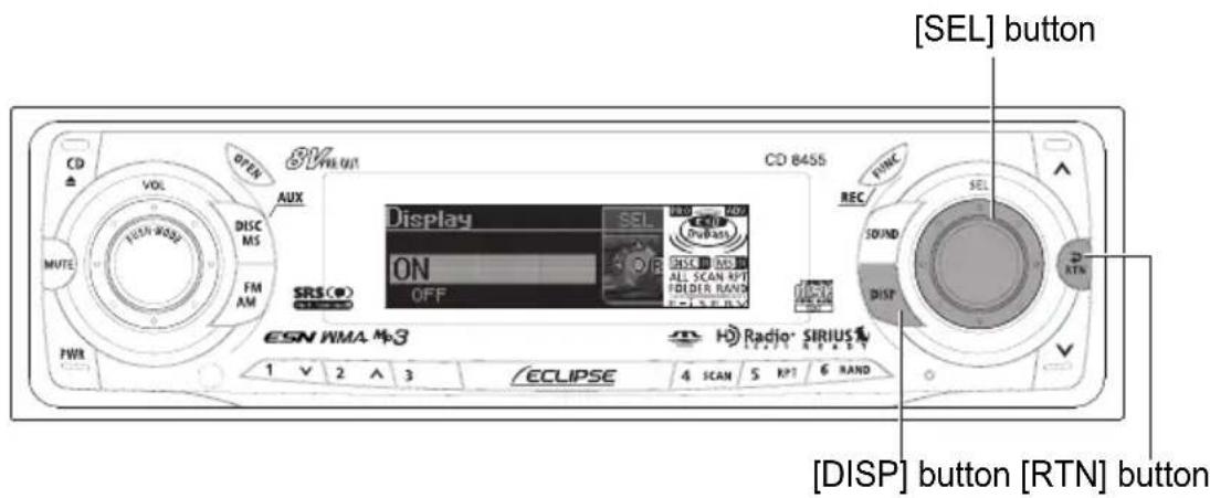 ECLIPSE CD8455 - Changing illumination color - 2