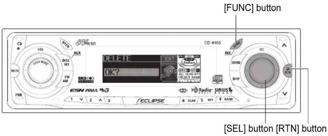 ECLIPSE CD8455 - Setting sound quality - 2