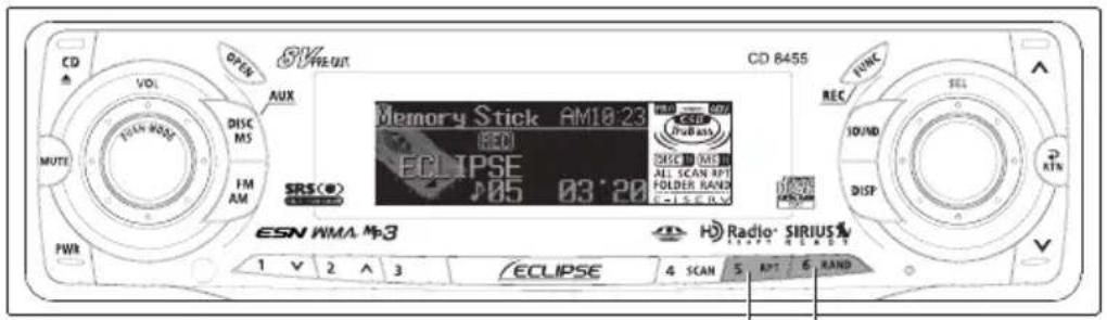 ECLIPSE CD8455 - Press the [4 SCAN] button. - 2