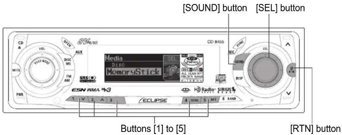 ECLIPSE CD8455 - Speaker layout - 3