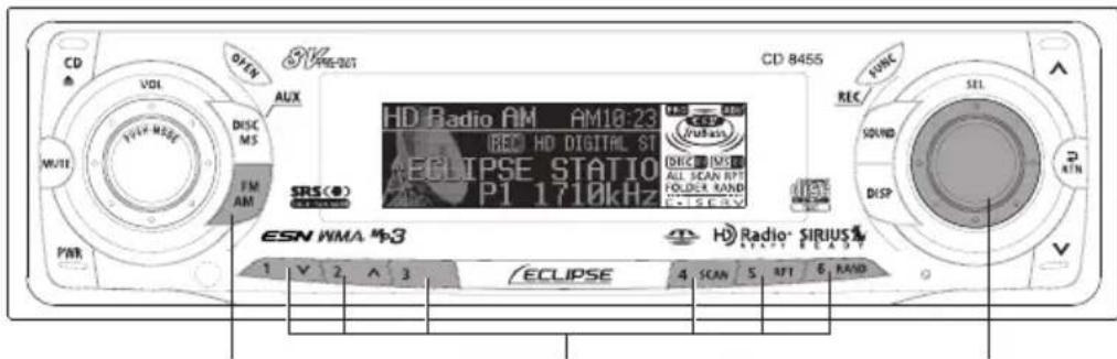 ECLIPSE CD8455 - Tuning to a station - 3