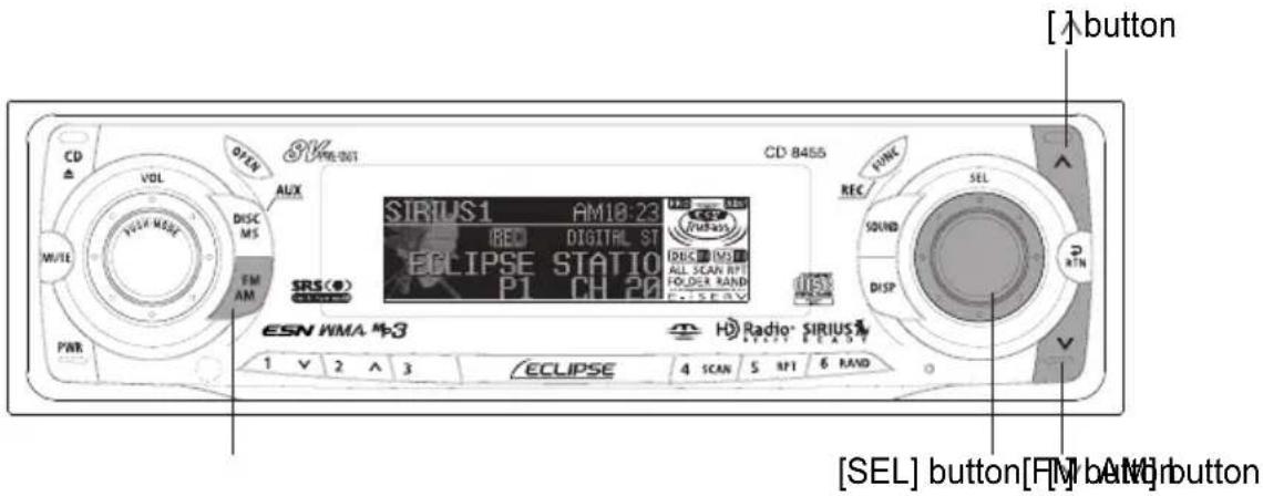 ECLIPSE CD8455 - About SIRIUS satellite radio - 2