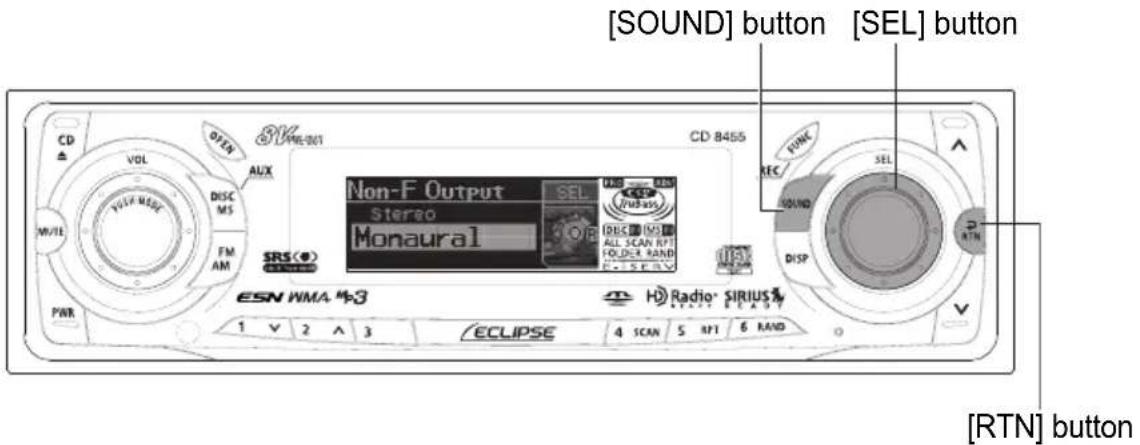 ECLIPSE CD8455 - Non-fader phase selection (NON-F Phase) - 1