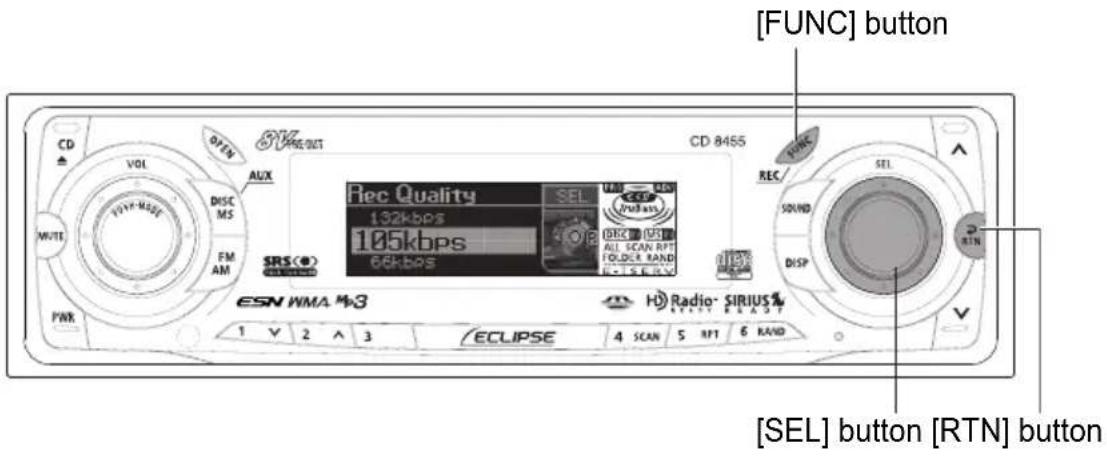 ECLIPSE CD8455 - Selecting tracks to be recorded - 1
