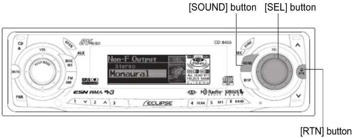 ECLIPSE CD8455 - Non-fader phase selection (NON-F Phase) - 1