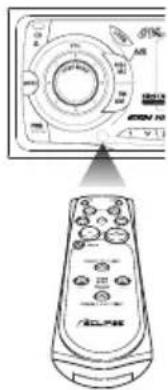 ECLIPSE CD8455 - Cleaning the remote control - 1
