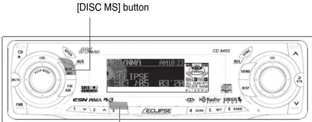 ECLIPSE CD8455 - Display order of MP3/WMA file/folder names - 1