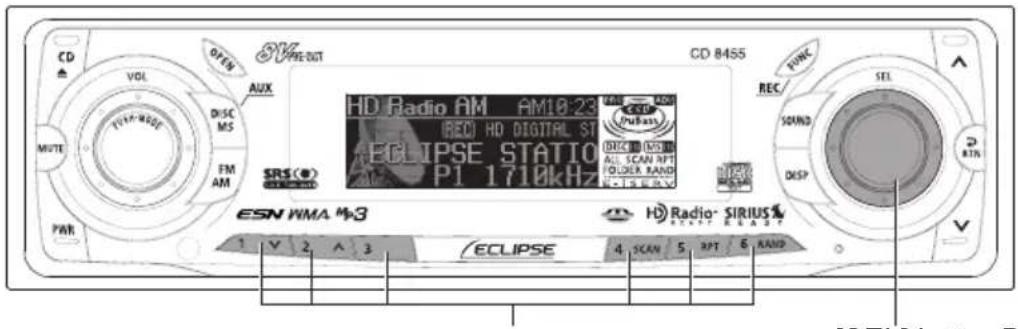 ECLIPSE CD8455 - Manually setting stations into memory - 3
