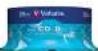 VERBATIM Clip-it 43926 - 8cm CD R Colours - 3
