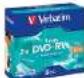 VERBATIM Clip-it 43926 - 8cm DVD-RW Printable - 3